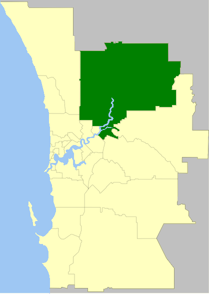 Map showing the boundaries of San Diego County, California, with the northern area highlighted in green.